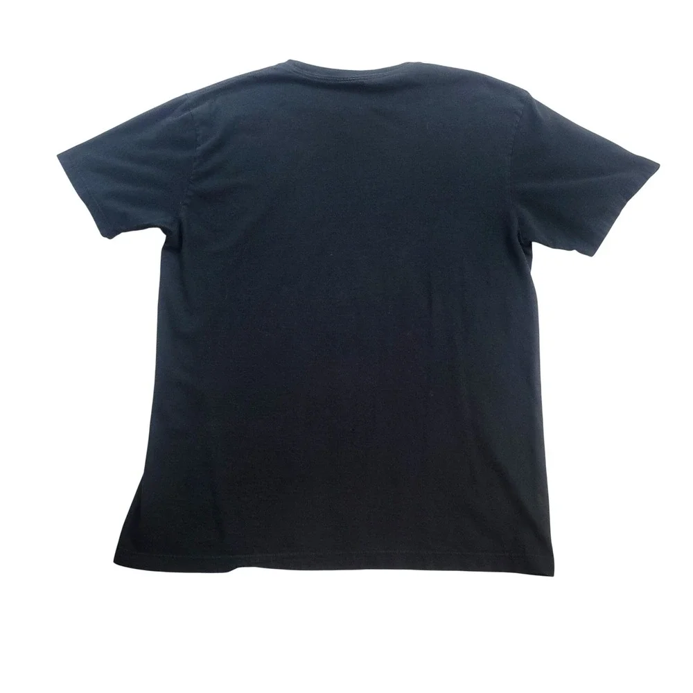 Polo Ralph Lauren T-Shirt Mens Small Black Red Pony Logo Crew Neck Short Sleeve